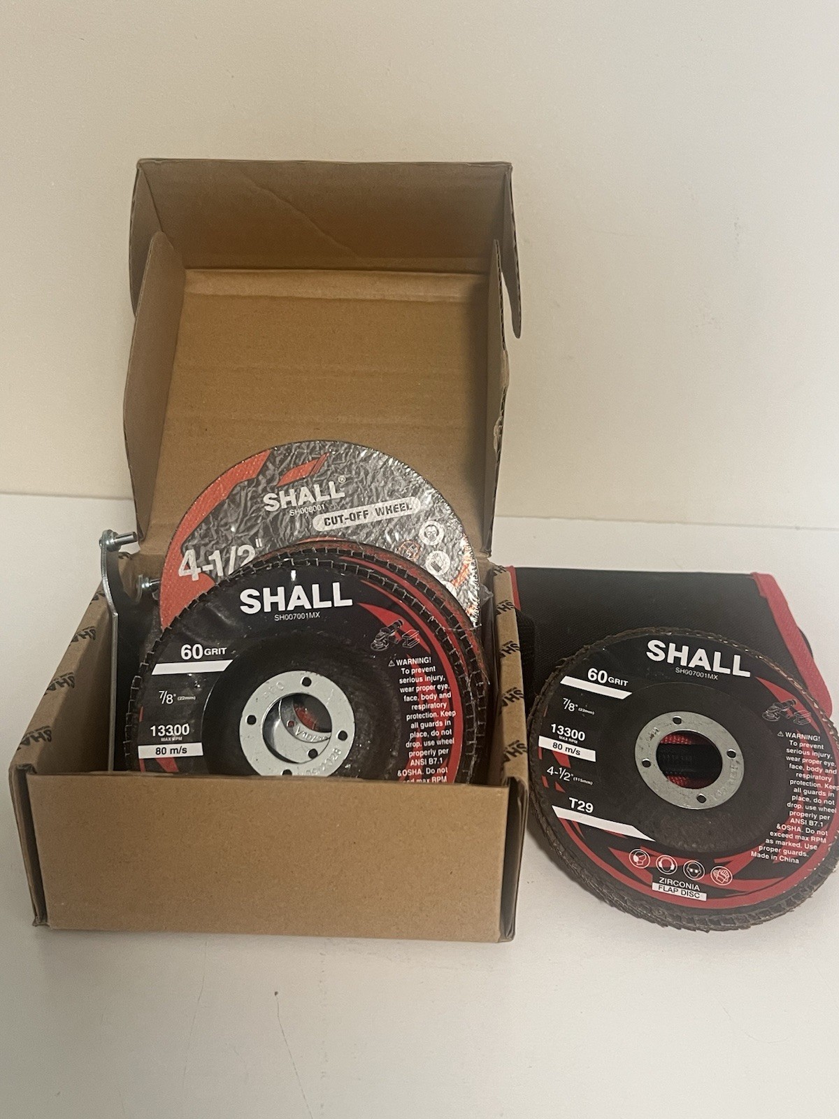 SHALL 25-Pack Cut Off Wheels 4 1/2 x 7/8 Inch`Angle Grinder Fast Cutting Disc US