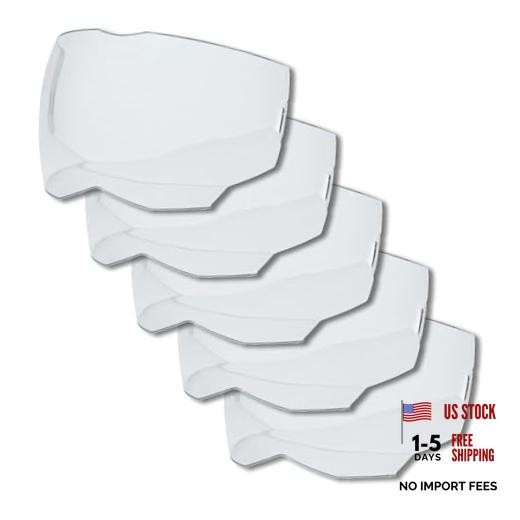 KWHOSHIELD Welding Helmet Outer Shield, 5-Pack, Clear Outer Shield Replacement