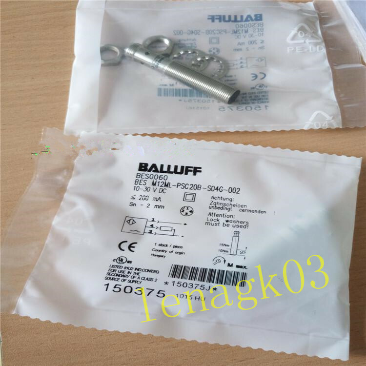 Original Balluff Proximity Switch BES M12ML-NSC20B-S04G-002 Plug-in Sensor