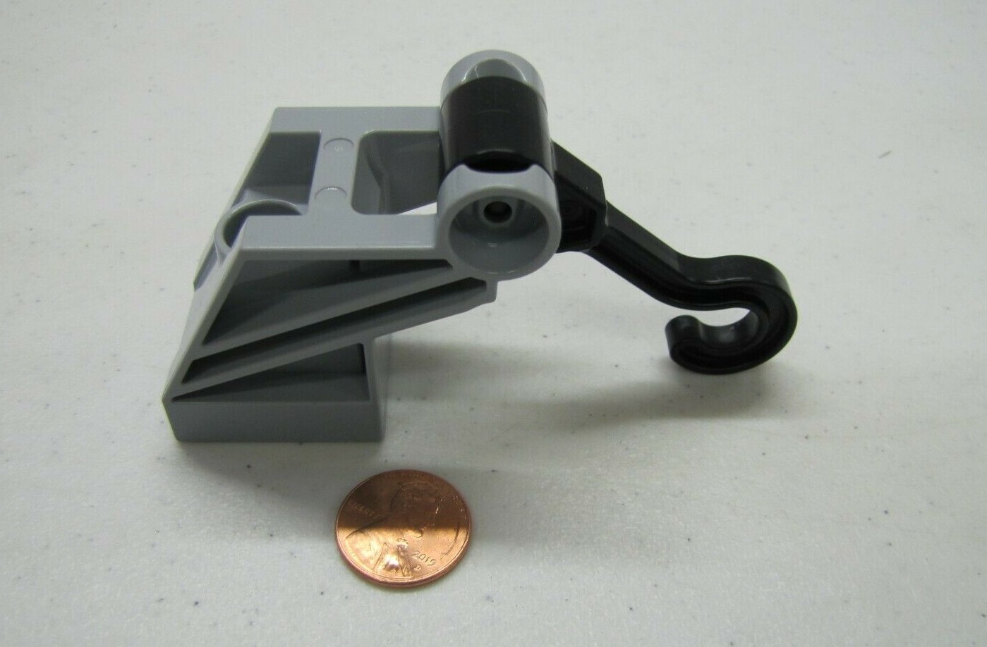 Lego Duplo Vehicle Crane Arm Base Black Hook W/ Gray Holder Tow Truck Part #2
