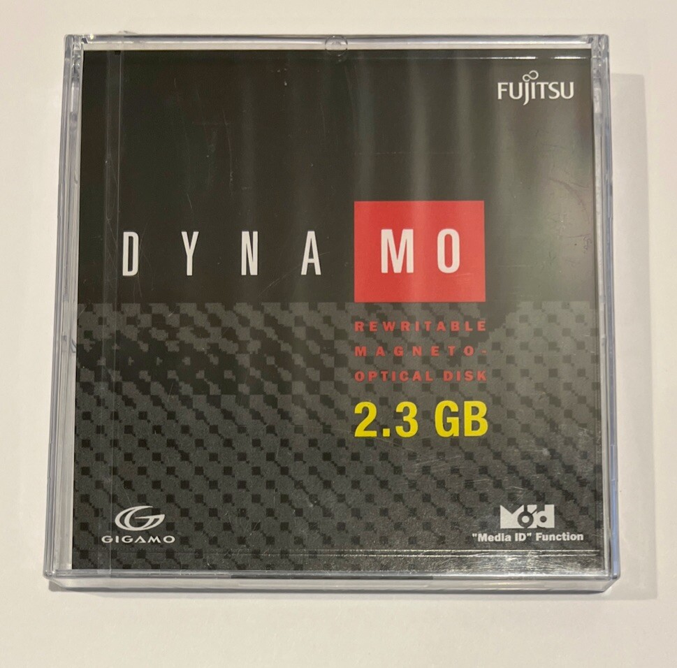 Dynamo Rewritable Magneto Optical Disk 2.3 GB Fujitsu Made In Japan
