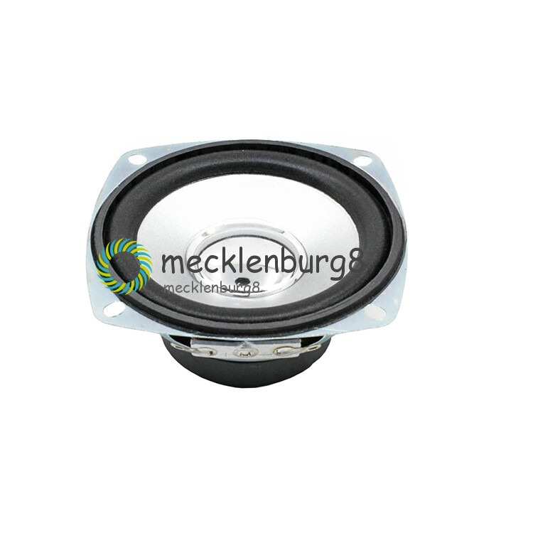 2pcs 3 inch full range speakers 78mm 4ohm 10W square portable audio speaker new