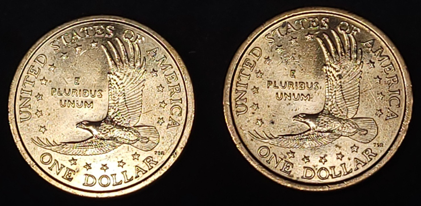2002 D&P $1 Sacajawea Dollar coin set - NIFC