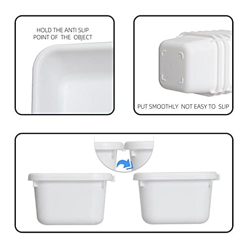 10 PCS Interlocking Desk Drawer Organizer Separators Kitchen Bathroom Tray