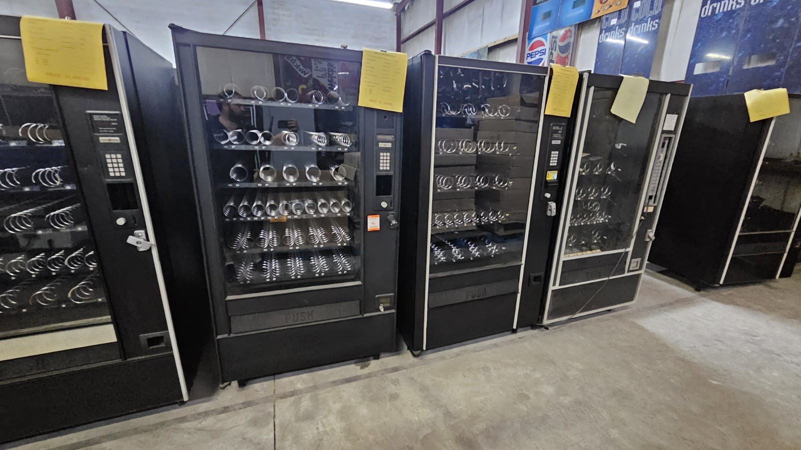 5x AUTOMATIC PRODUCTS AP 123 Studio 3 LCM 933 SNACK VENDING MACHINE MDB $5