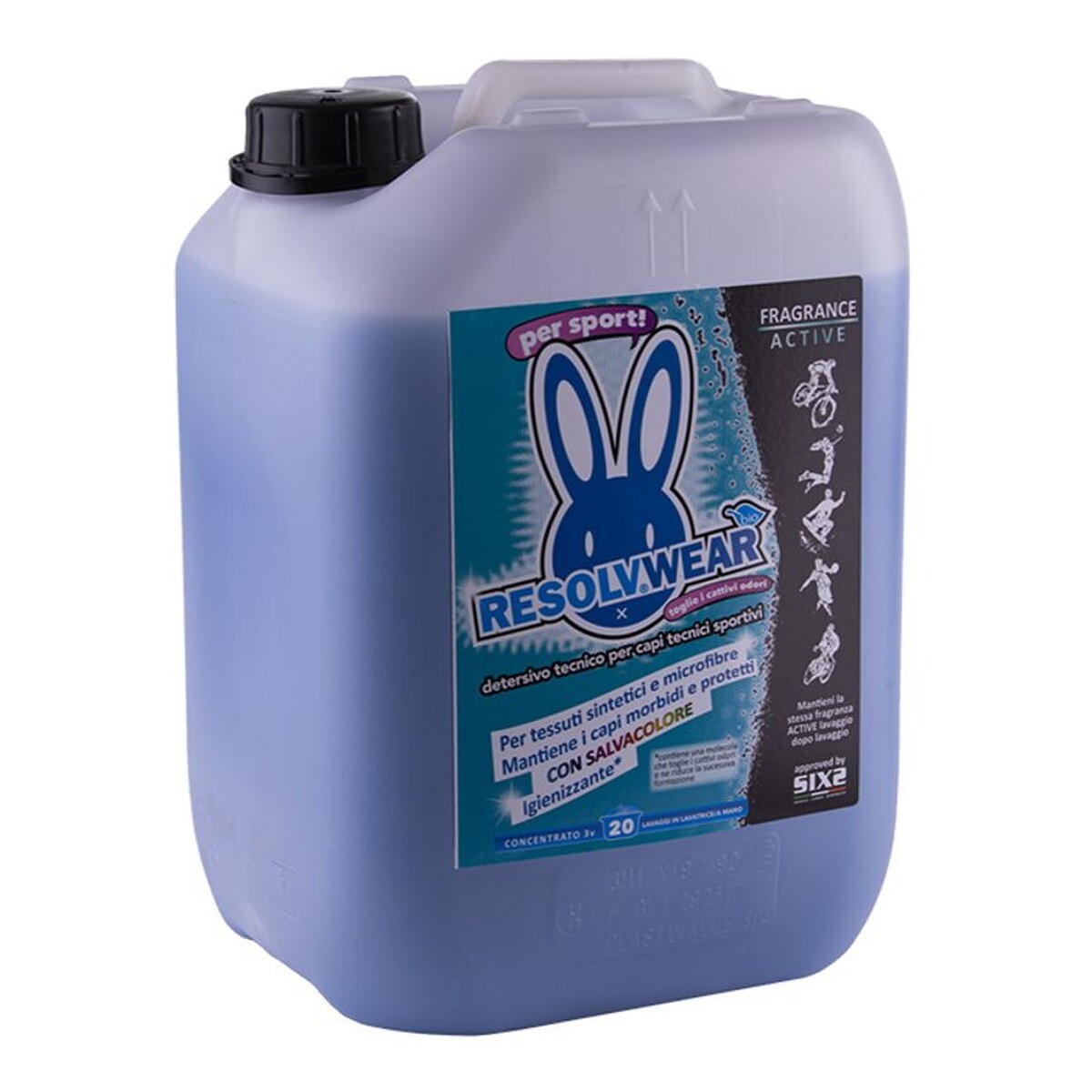 RESOLVBIKE 1007-5 SPORTSWEAR DETERGENT FRAGRANCE ACTIVE RESOLVWEAR 5 LITRE