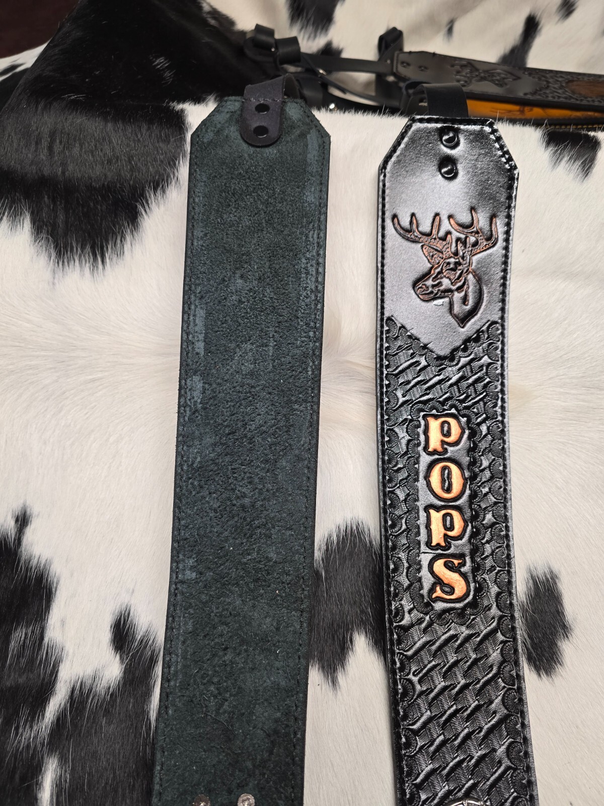CUSTOM LEATHER RIFLE/ SHOTGUNG SLING