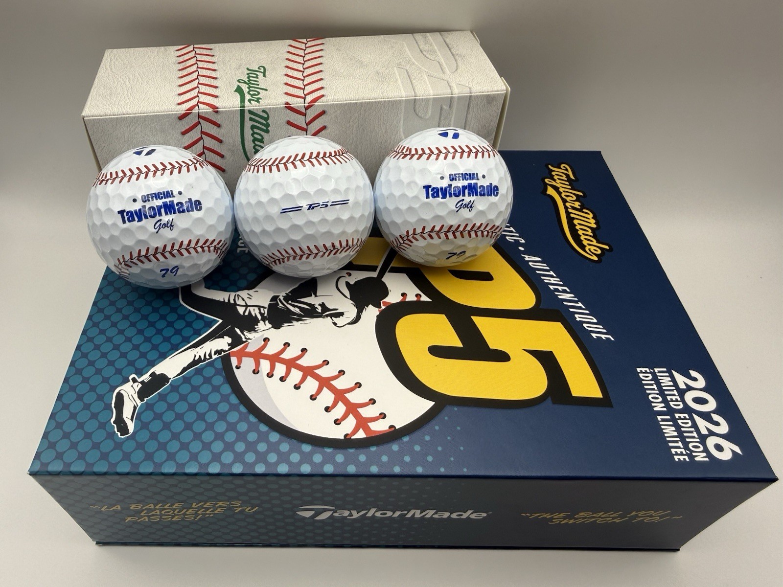 **NEW** 2026 Taylormade TP5 Baseball Golf Balls - 3 Balls