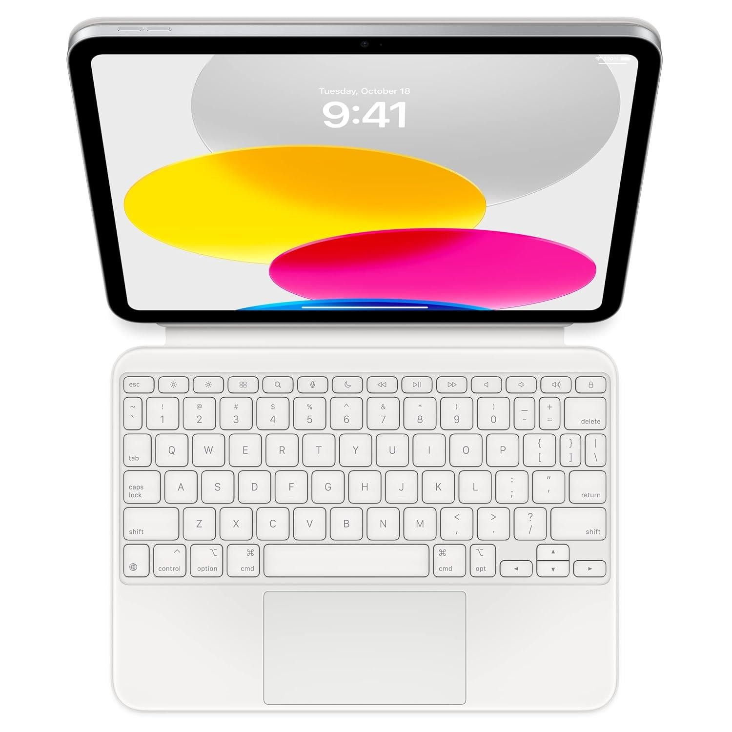 Apple Magic Keyboard Folio for iPad 10th Gen Protective Case Stand Excellent