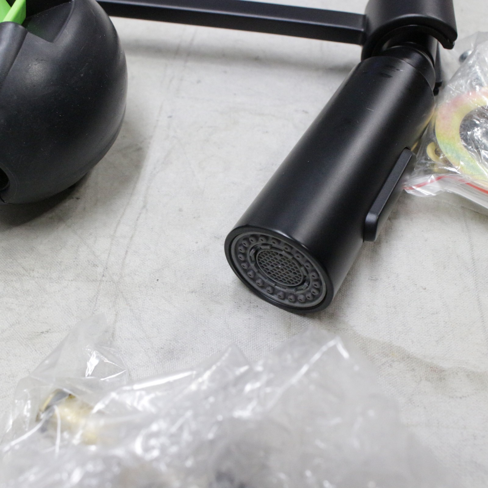 Miseno MNO6557FB Mia Pulldown Kitchen Faucet, Flat Black