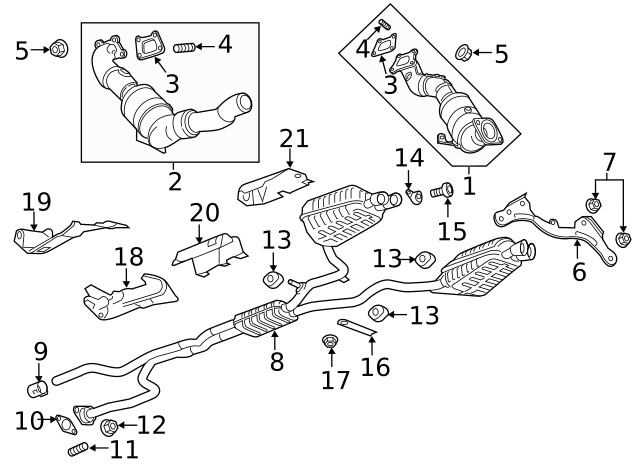 Genuine GM Exhaust Pipe Brace 23436600