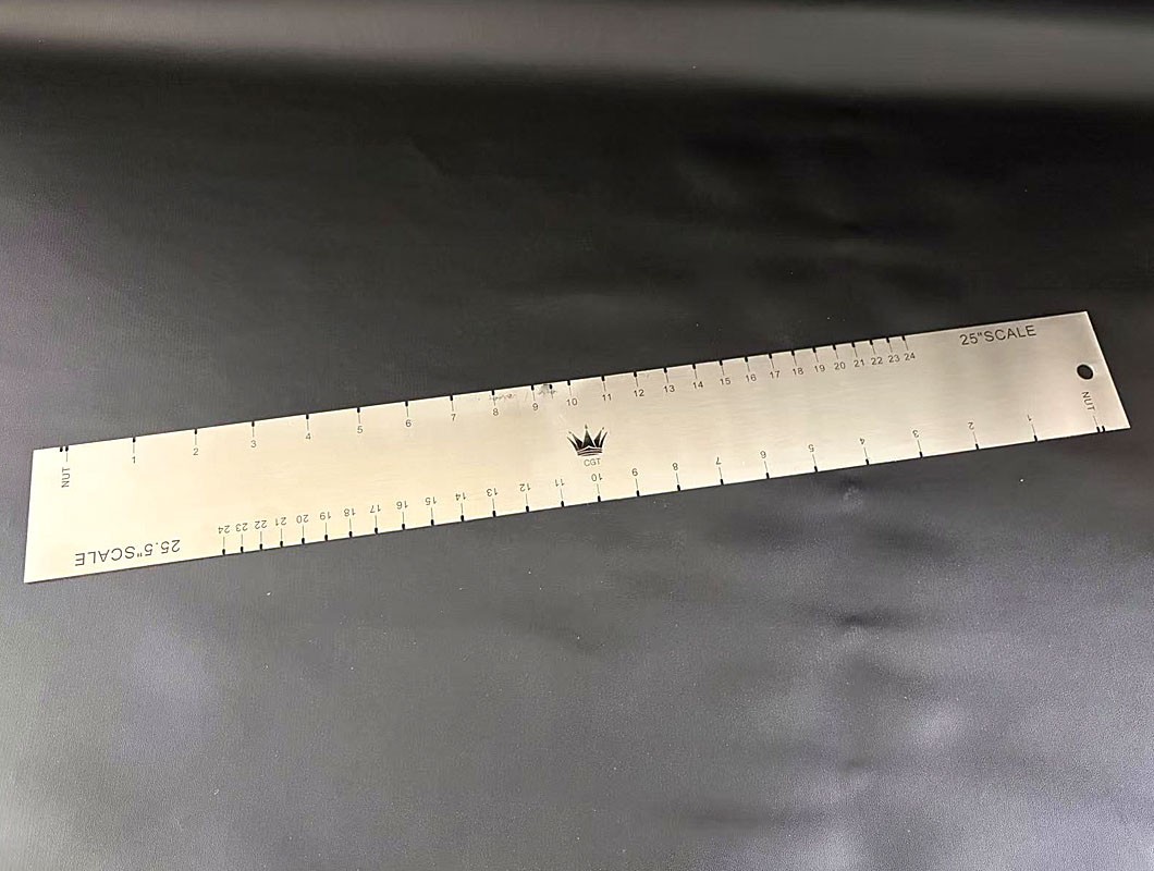 CGT 24" Stainless Steel Guitar Neck Fret Scale Template 25.5" & 25"