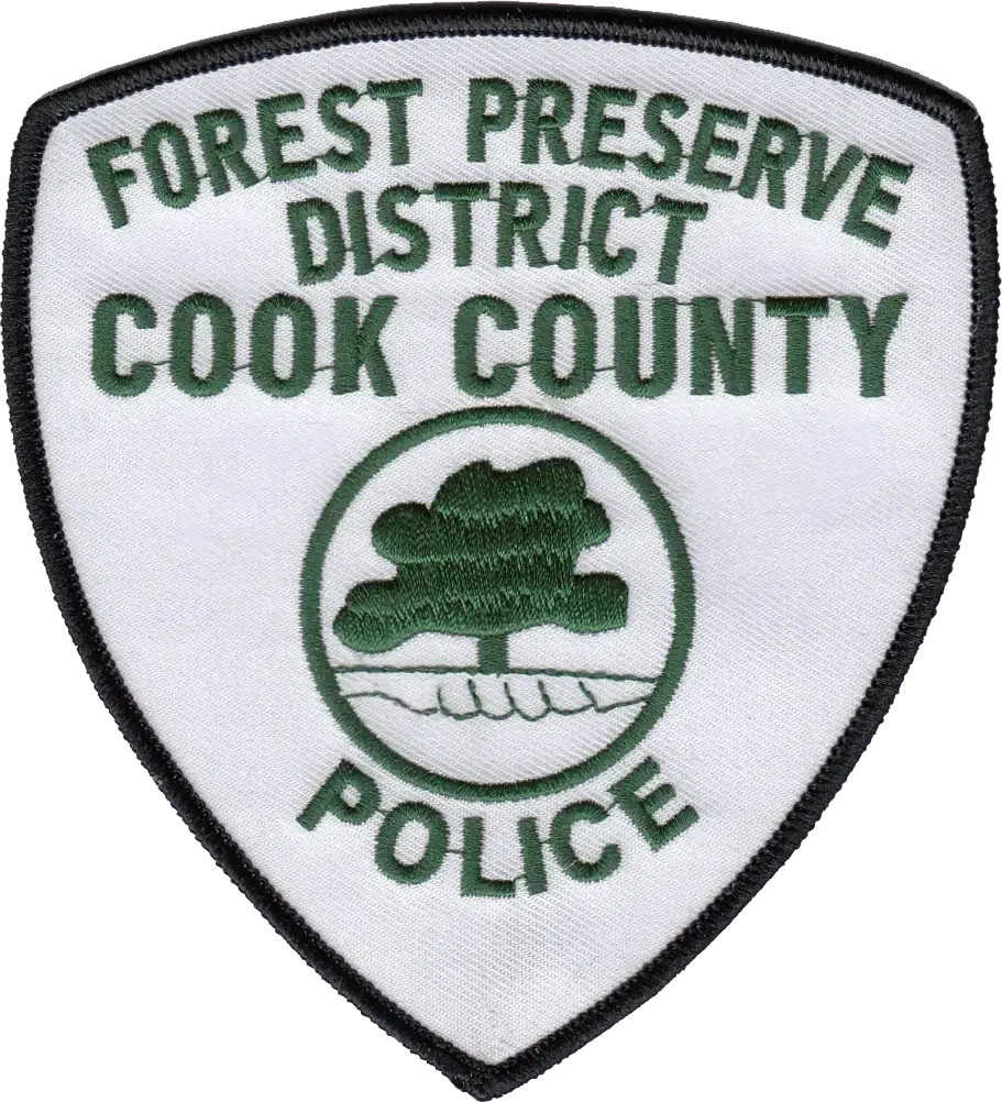 COOK COUNTY FOREST PRESERVES POLICE DEPARTMENT SHOULDER PATCH: Series 1