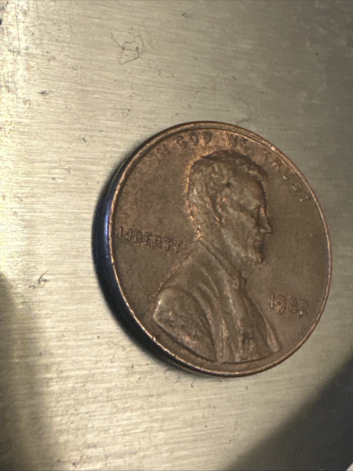 1982 No Mint Mark Small Date One Cent Cooper Penny Coin