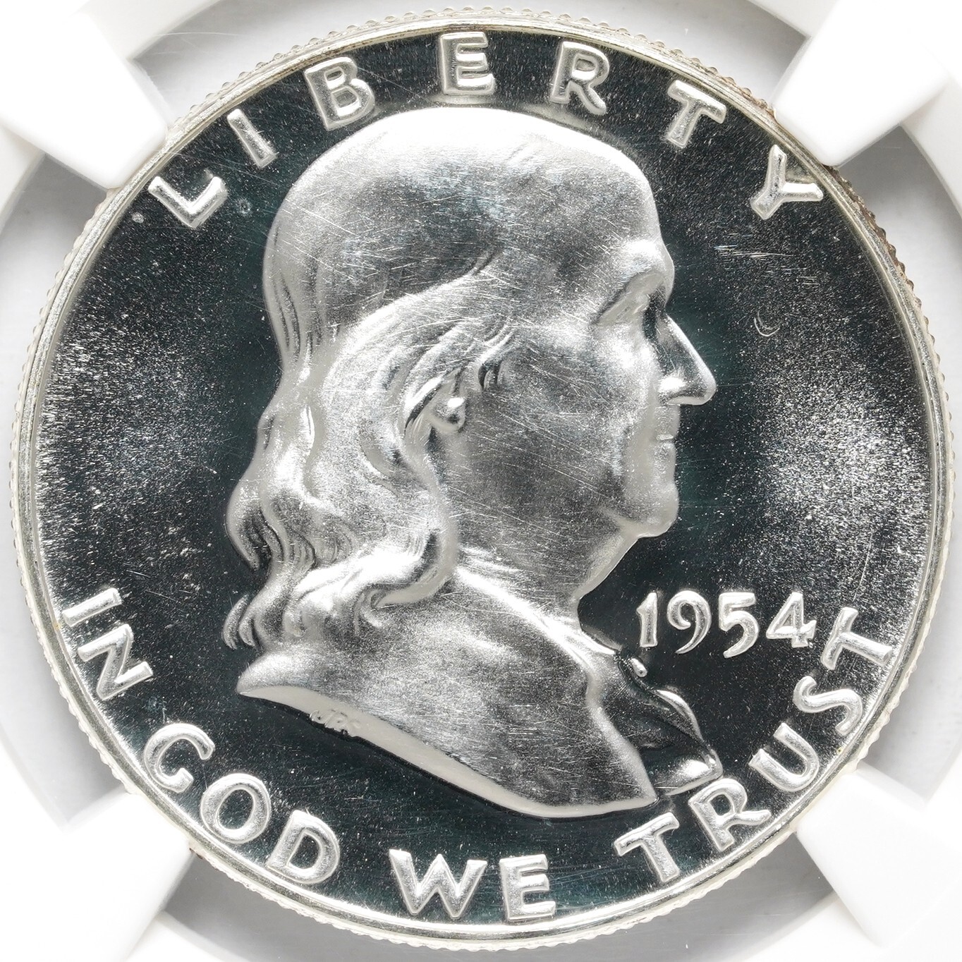 1954 (P) Franklin Silver Half Dollar NGC PF-67