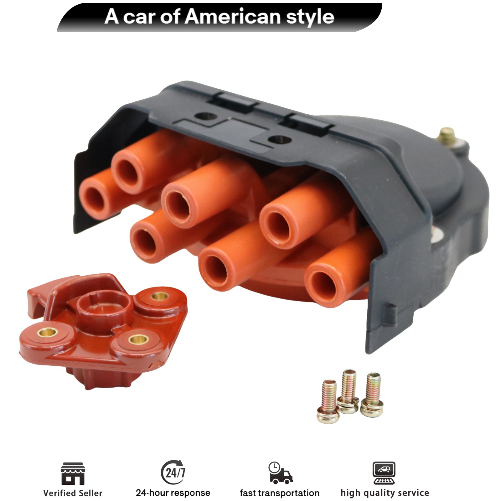 New Distributor Cap & Rotor Fit For BMW E23 E24 E28 E30 E31 E32 12111725070