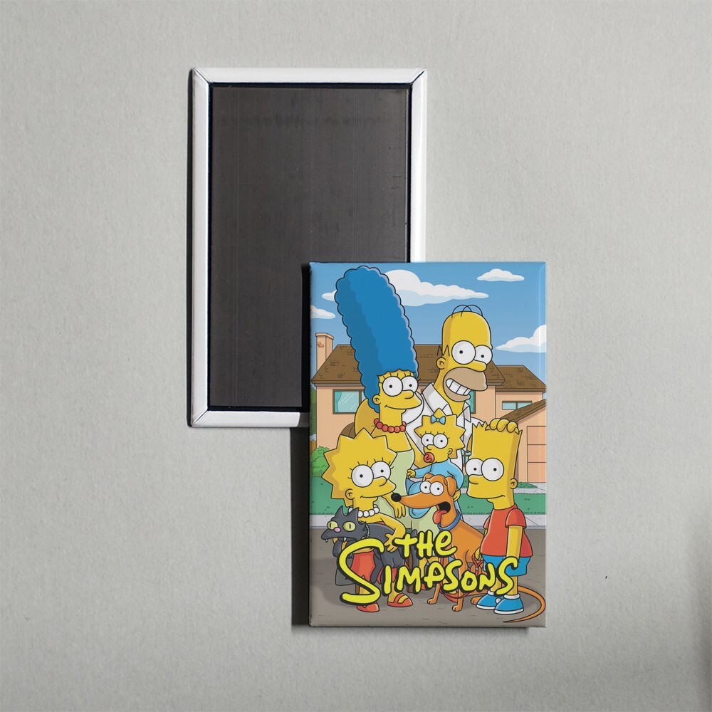 The Simpsons Mini TV Show Poster Fridge Locker Magnet