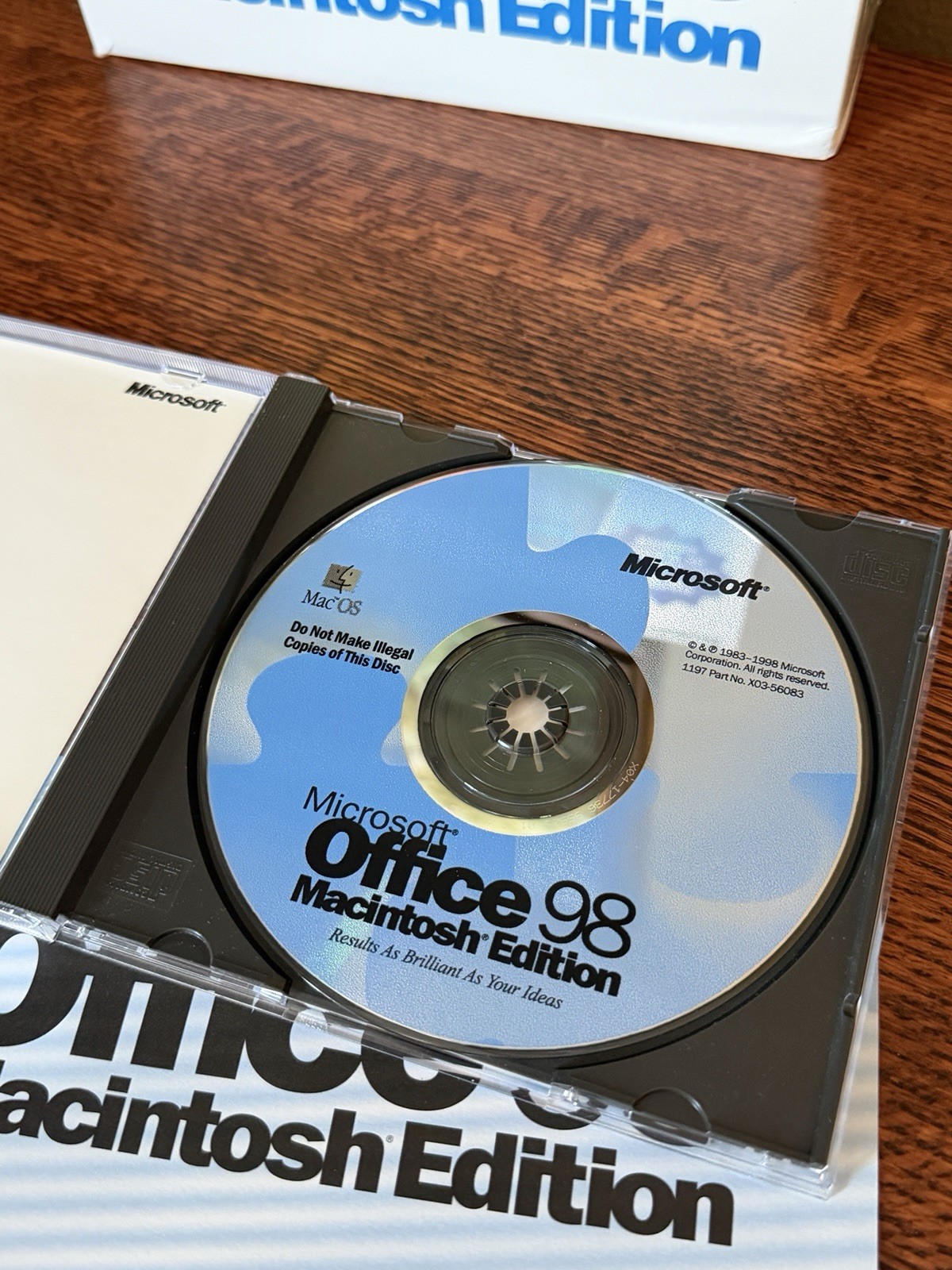 Microsoft Office 98 Macintosh Edition with CD Key