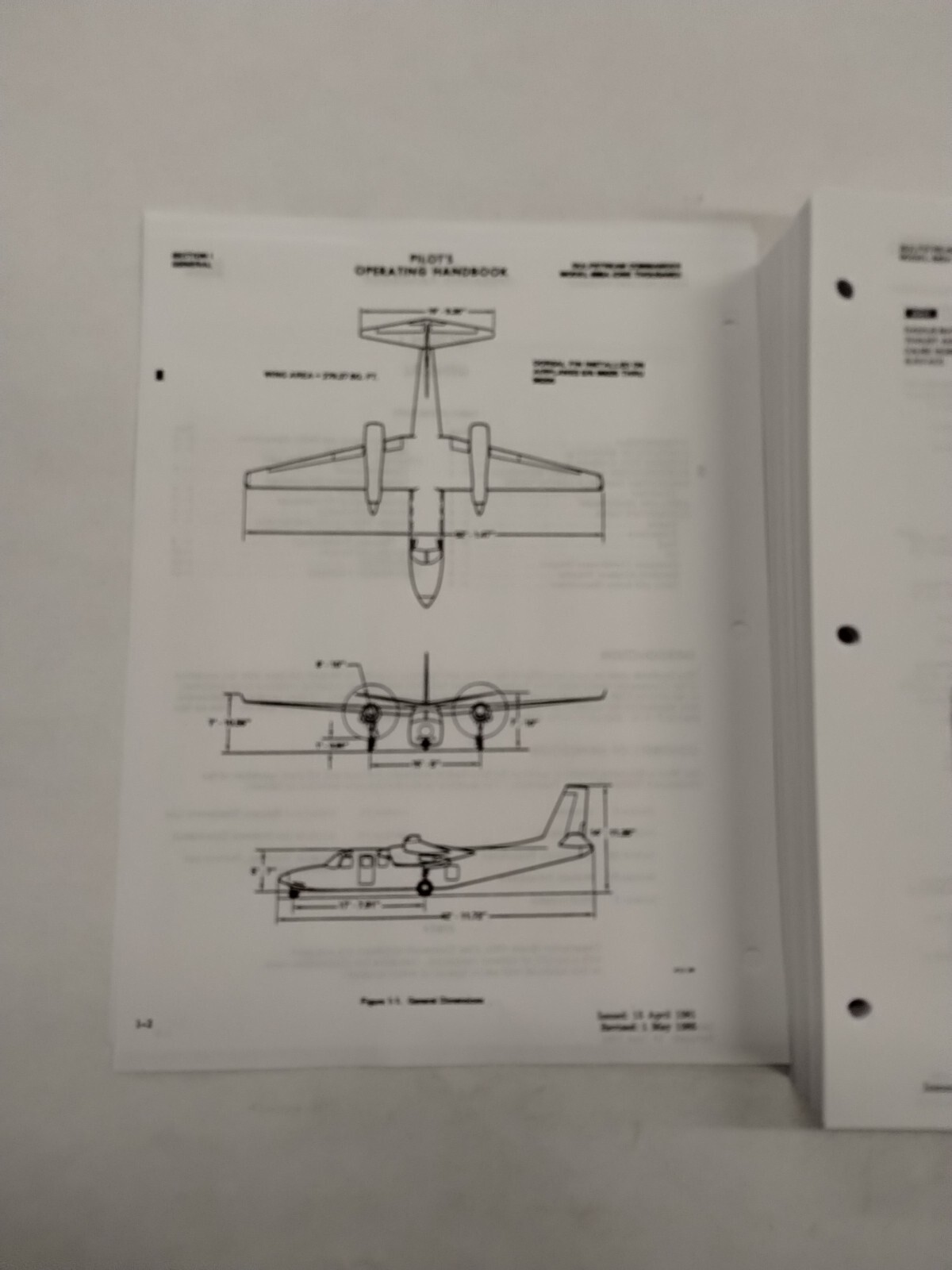 Aero Commander Jetprop Model 695A (1000) Pilots Operating Handbook & Supplements