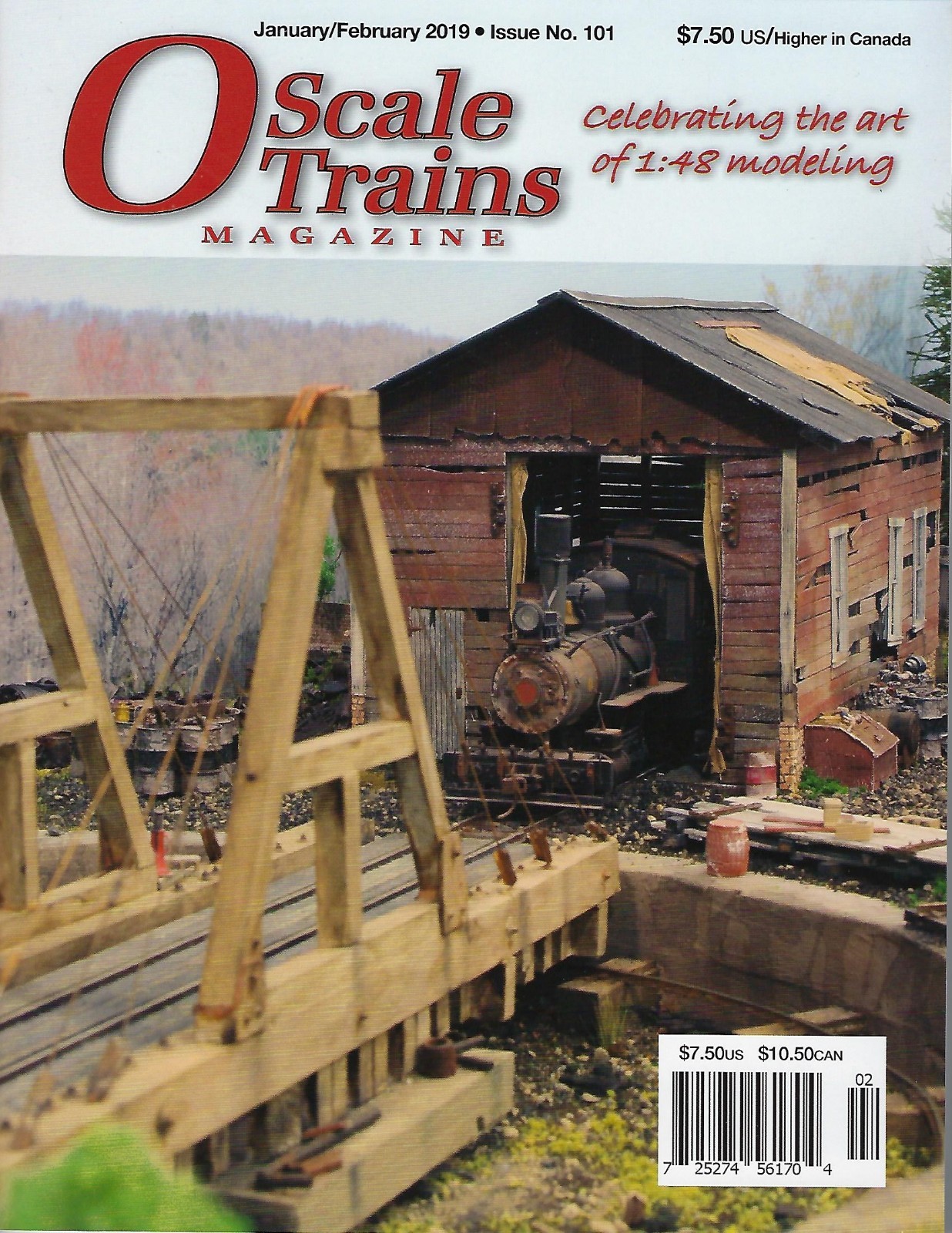 O SCALE TRAINS Magazine - Jan/Feb 2019 (Brand NEW issue)