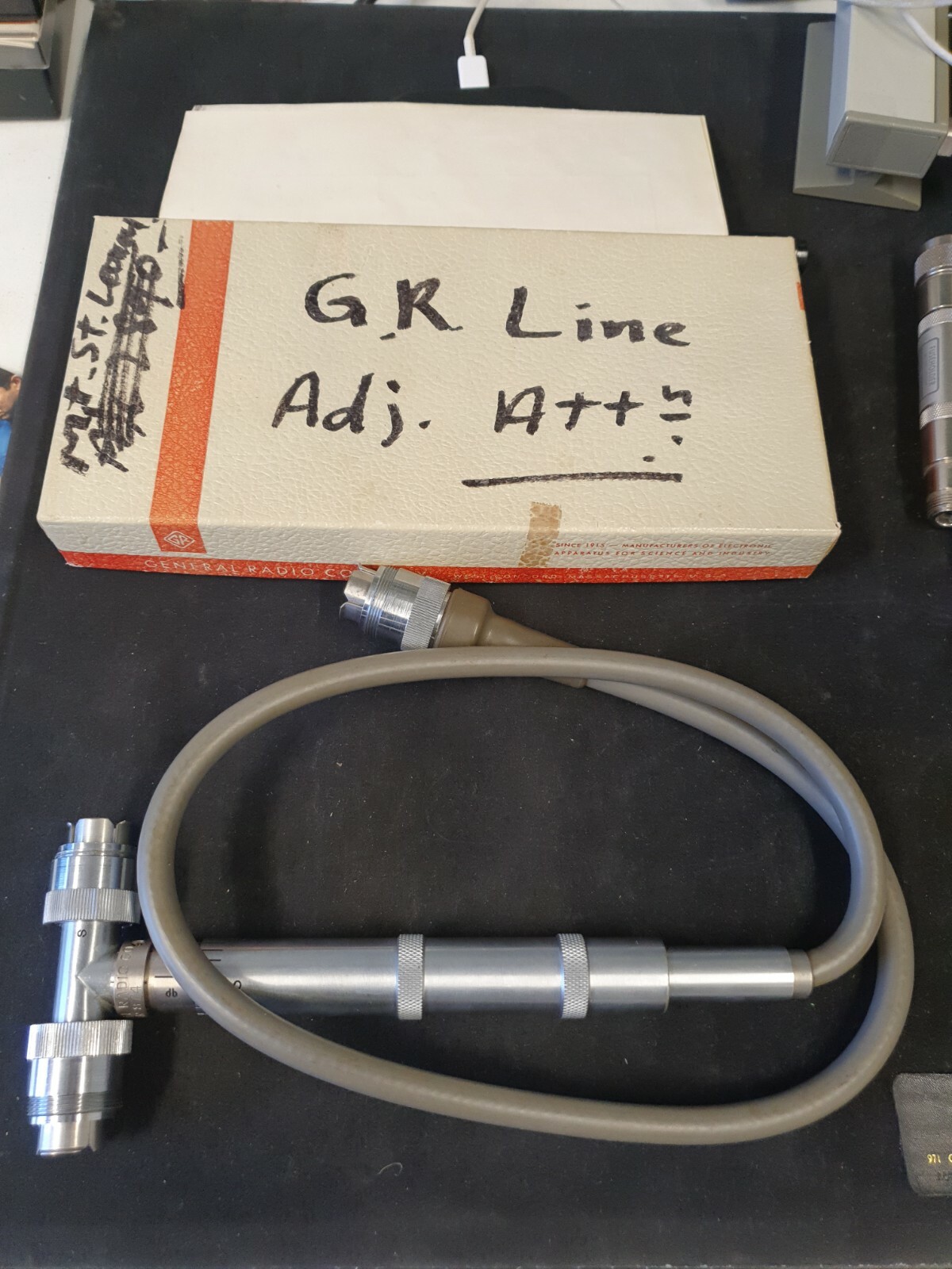General Radio Co. Type 874-GAL Adjustable Attenuator 100 MHz - 4 GHz