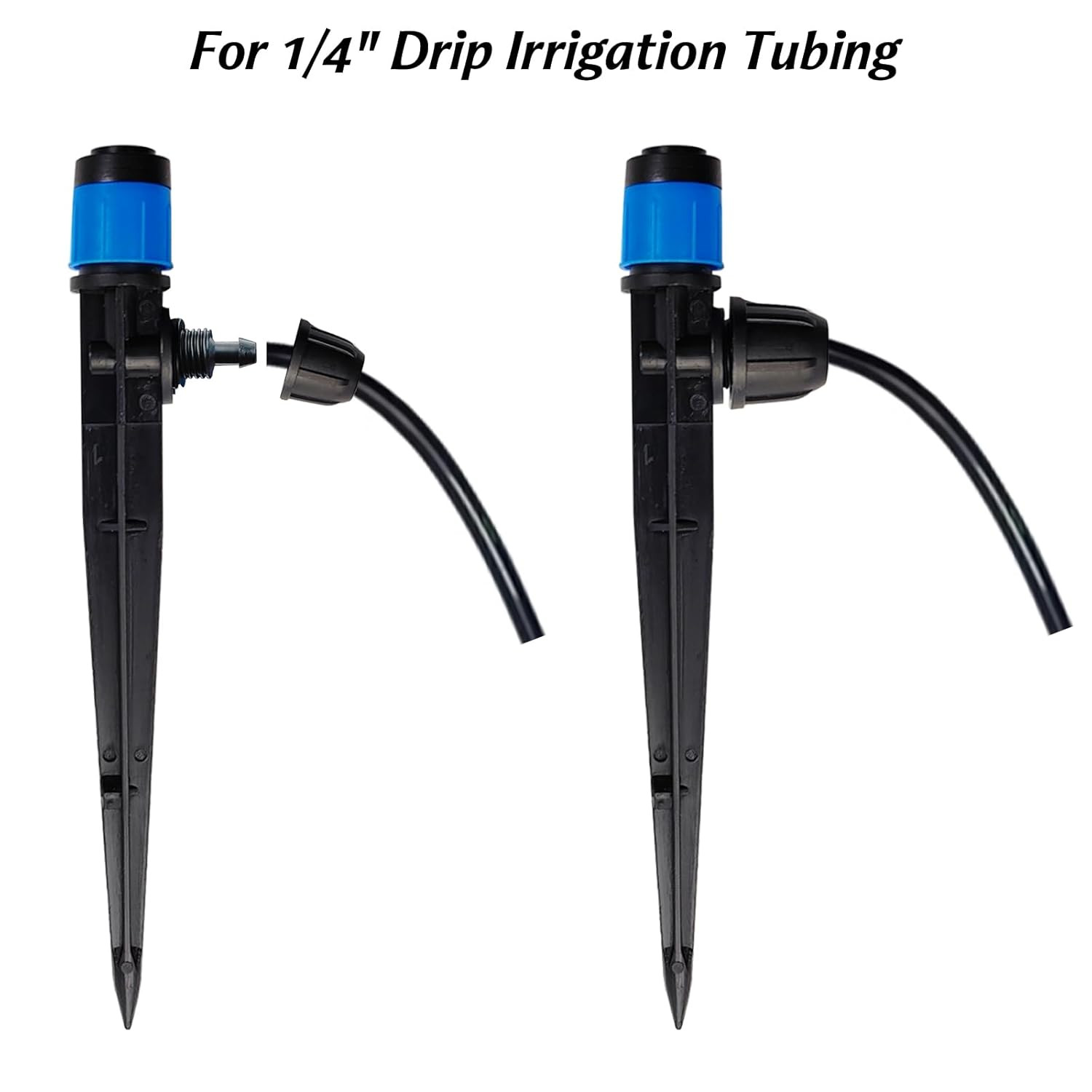 52PCS Drip Irrigation Approximately 40 inches spray radius per emitter