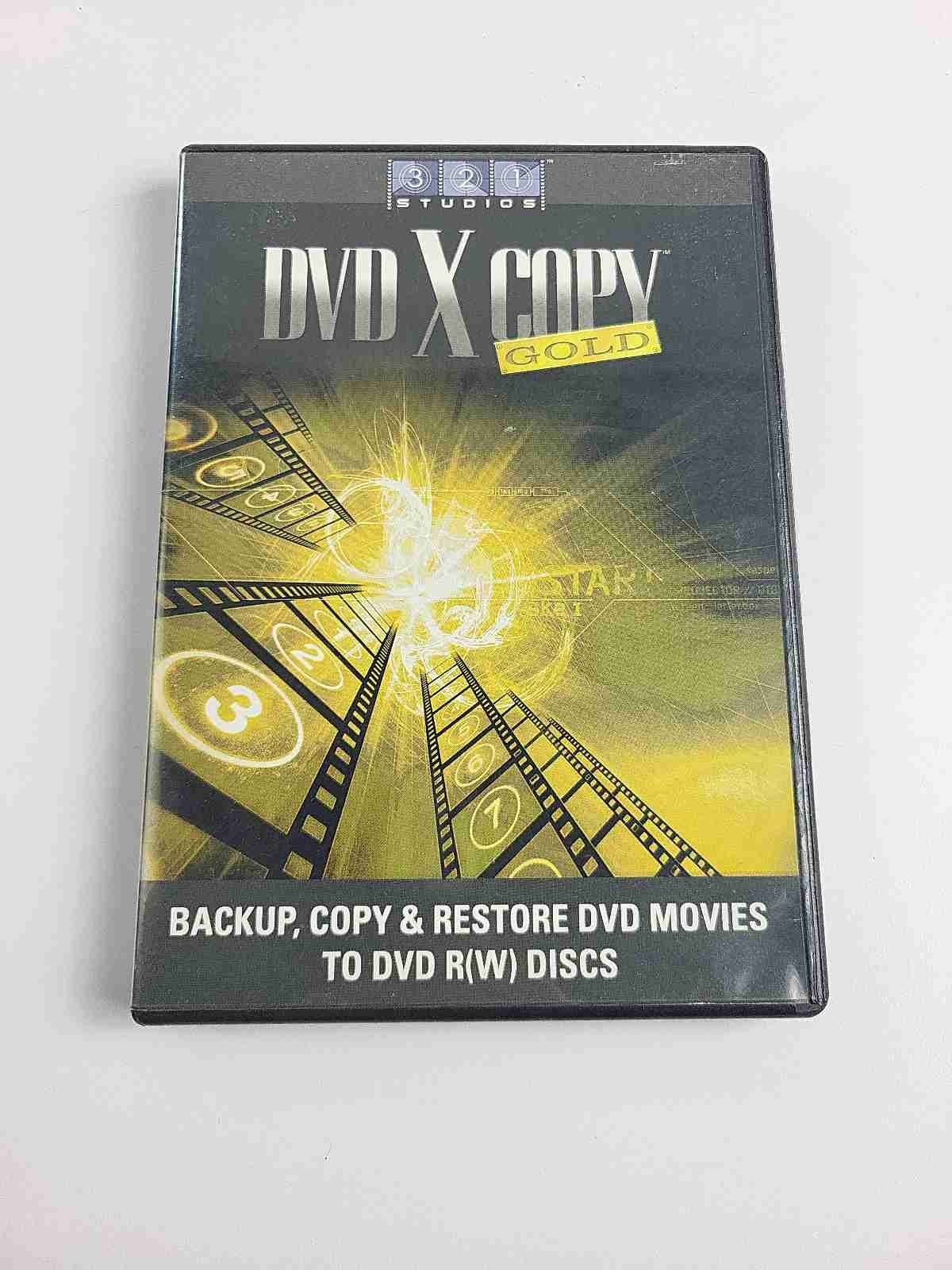 DVD X COPY GOLD 321 STUDIOS DVD BACKUP SUITE