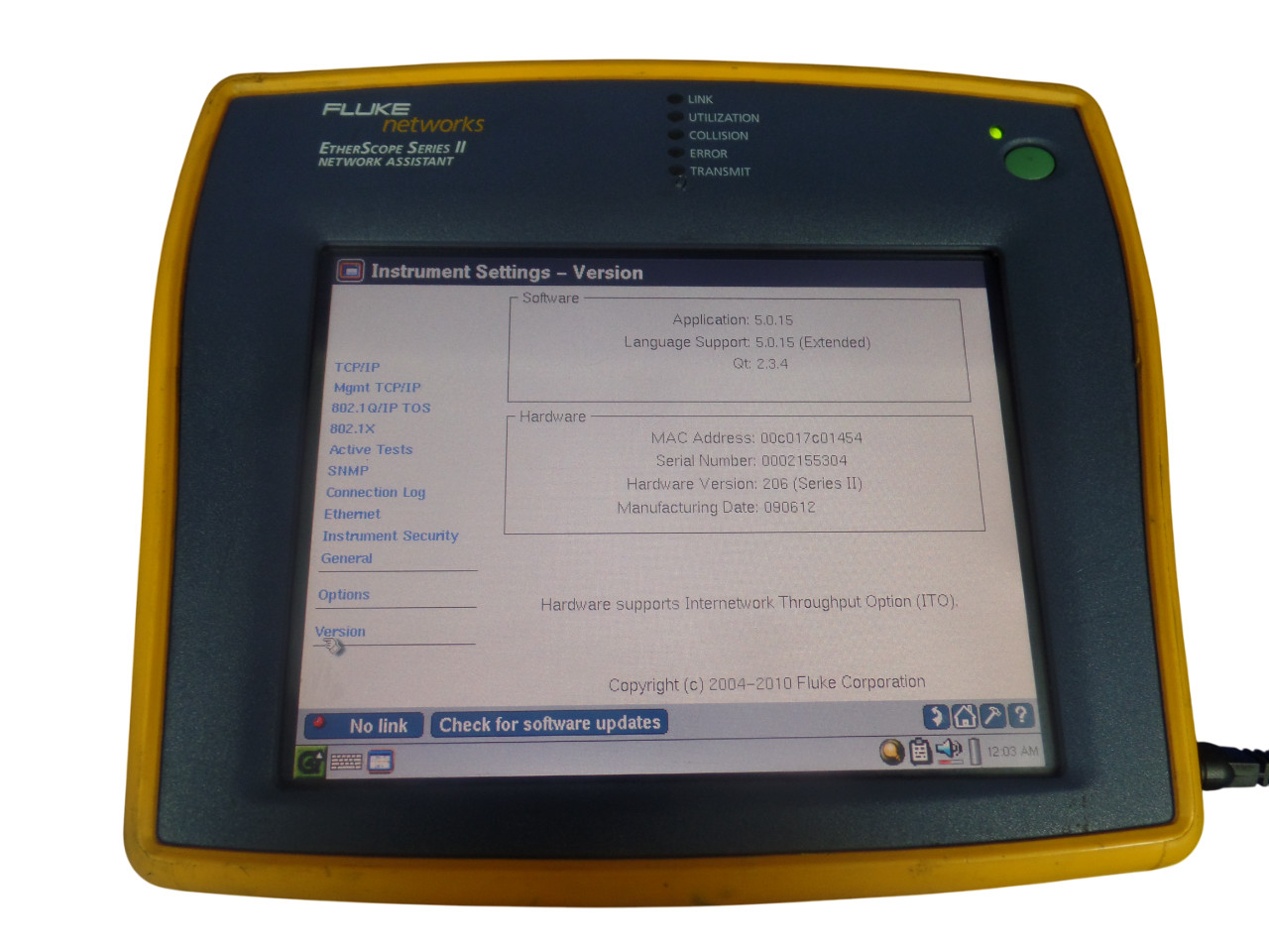 Fluke Networks EtherScope Series II Network Assistant - Free Shipping