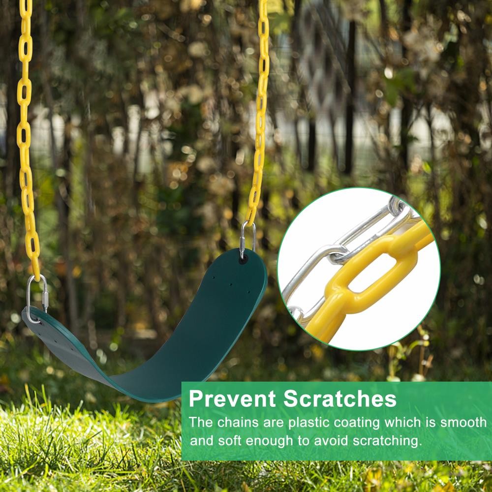 Heavy Duty Swing Seat Outdoor Swing Set Playground Accessories for Kids Play US
