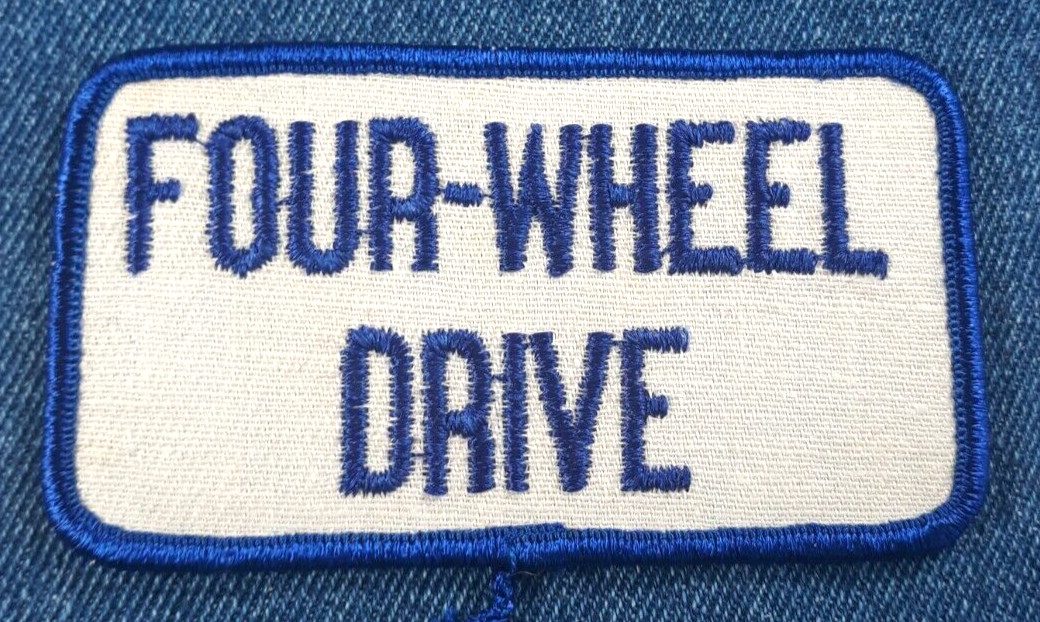 NOS 70s Vintage Four Wheel Drive 3.5" Patch Truck Chevy Ford Dodge Off Road ATV