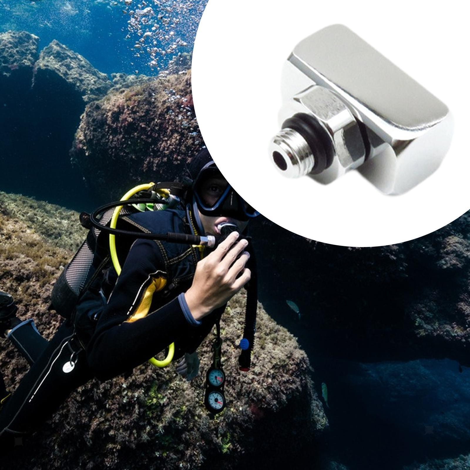Scuba Diving Hose Splitter Hose Adaptor 3/8-24