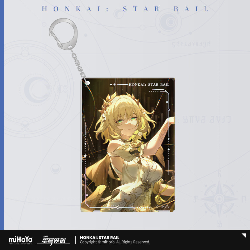 miHoYo Honkai: Star Rail Keychain Jing Yuan Official Goods Time Woven Into Gold