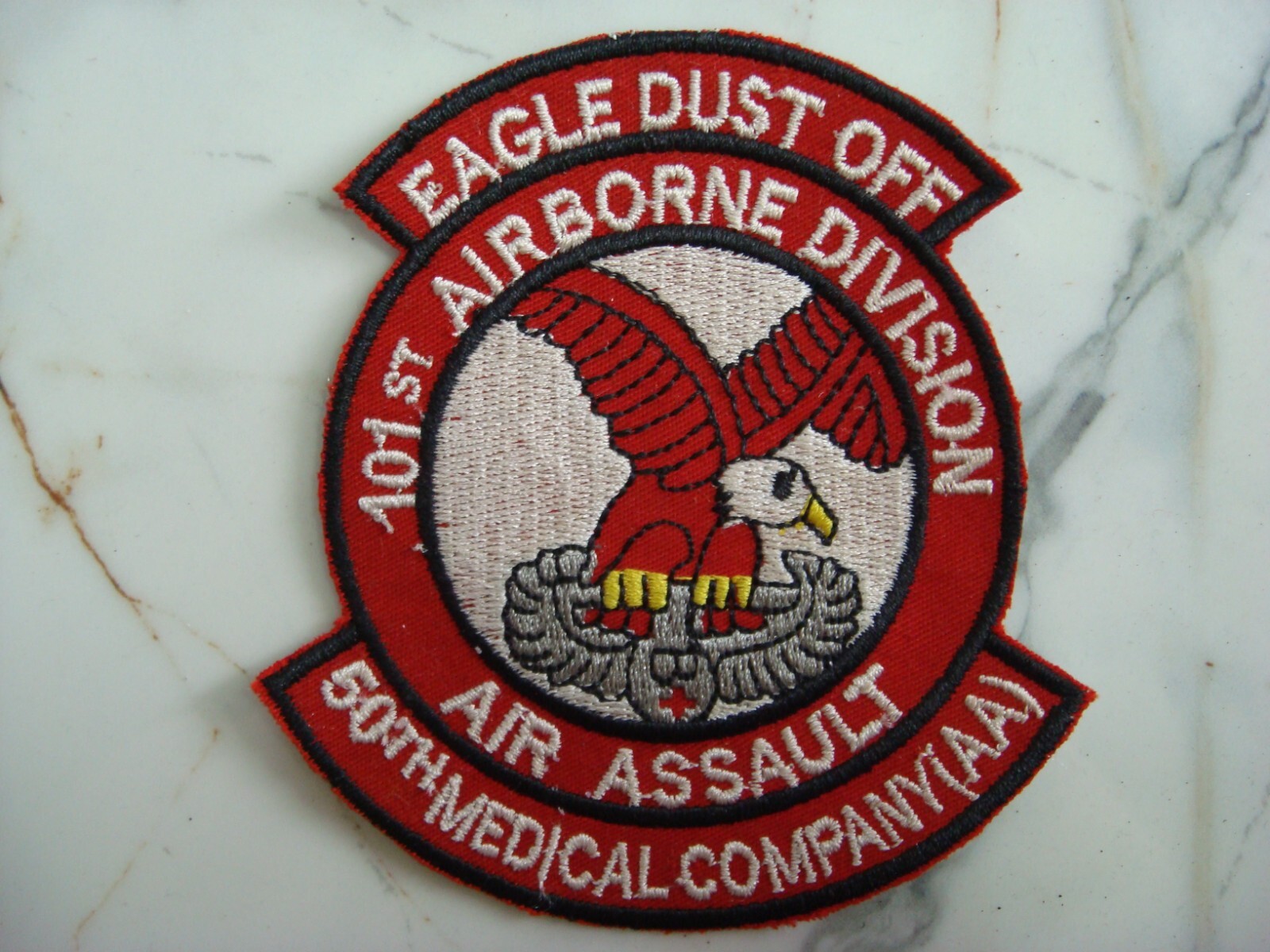 US 50th MEDICAL Co. (AA) 101st AIRBORNE DIVISION, VIETNAM WAR PATCH