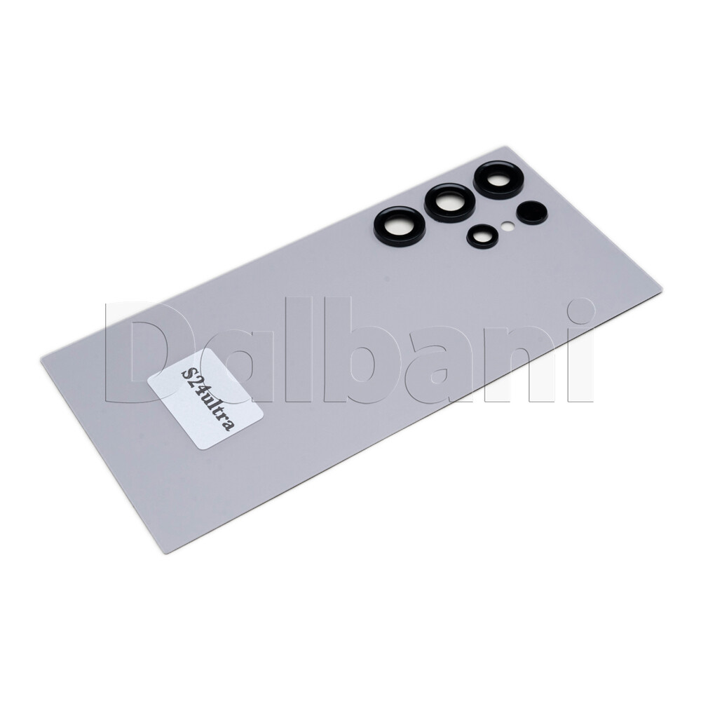 Back Glass Rear Housing Battery Cover For Samsung Galaxy S24 Ultra SM-S928 Gray