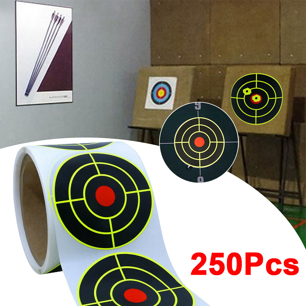 Splatter Target Stickers 3" Self-Adhesive Reactive Targets Paper for Shooting