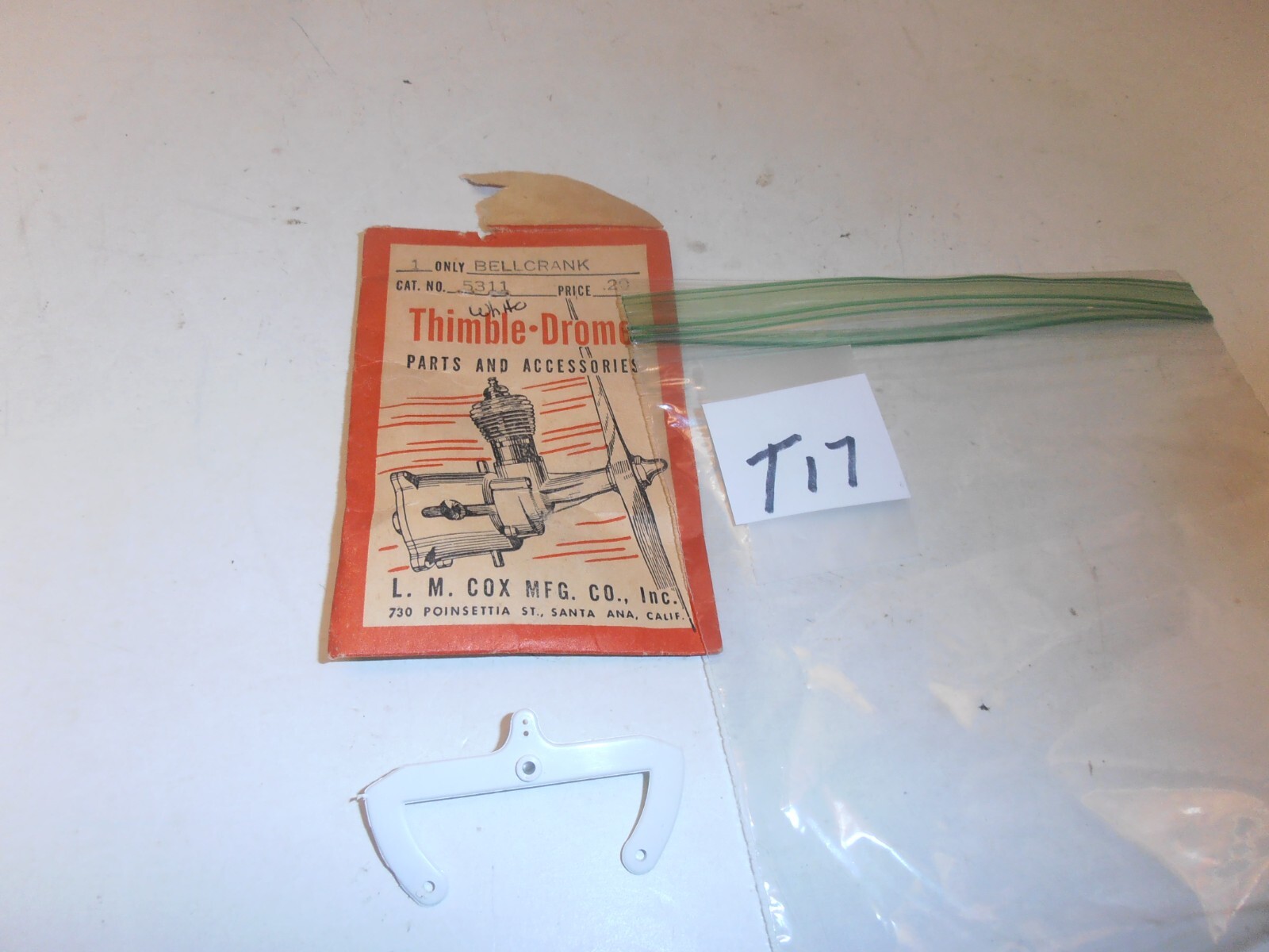 Cox Bell Crank White #5311