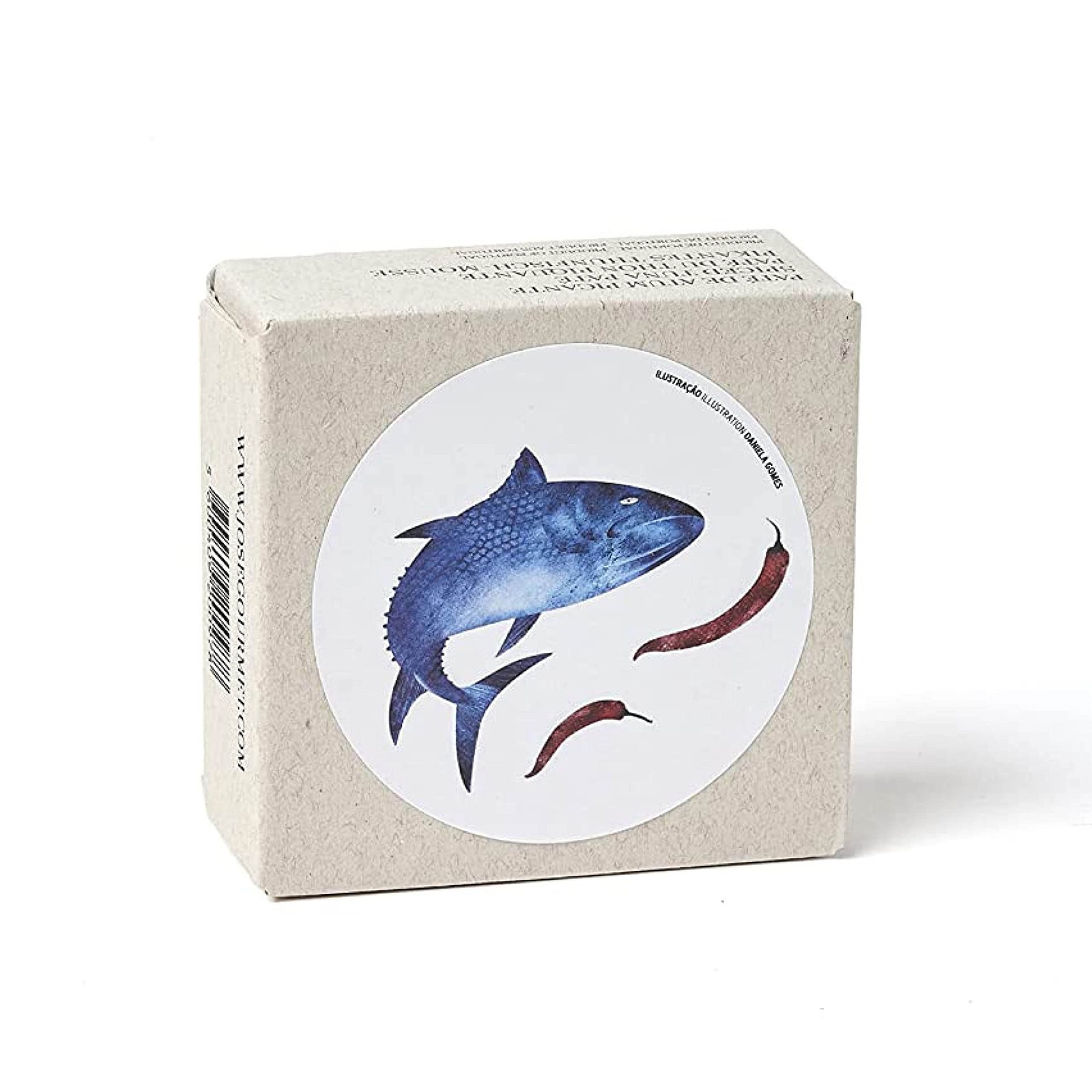 Canned Spiced Tuna Paté Wild Caught Portuguese Tuna, Tinned Fish Paté, 75g Can