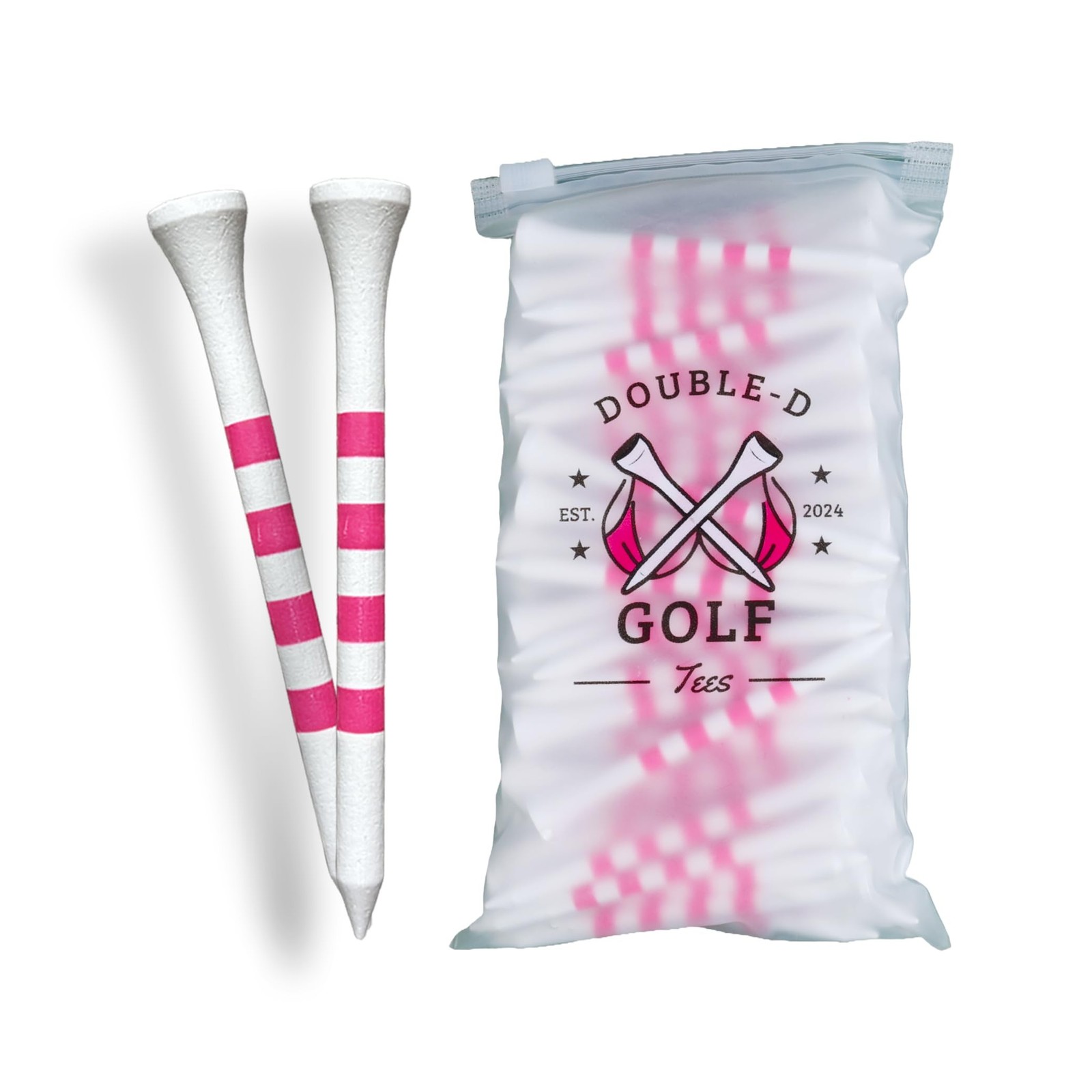 Bamboo Golf Tees Supporting Breast Cancer Research | 10% Profit Donation | Tw...