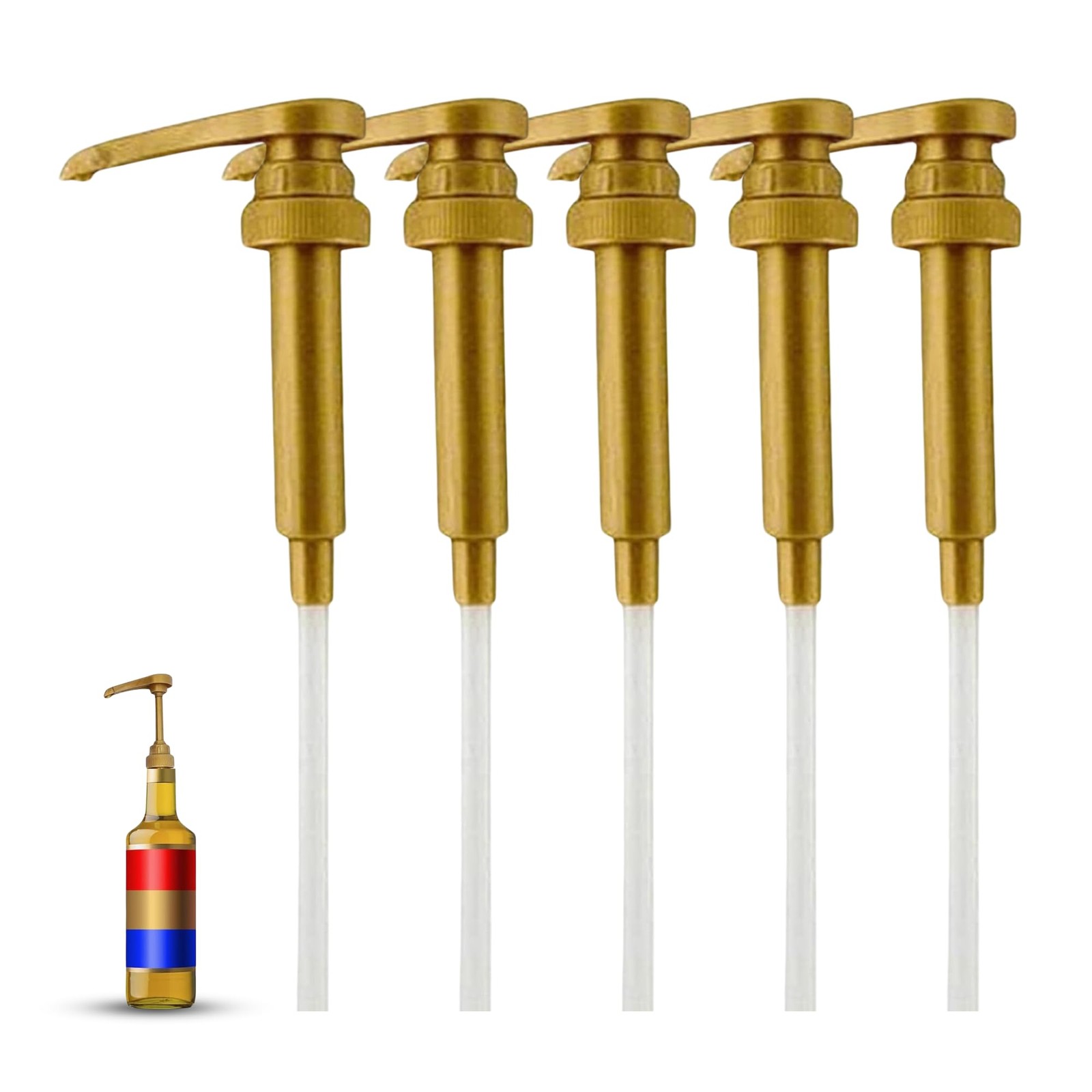 Syrup Pump, 750 ML (Pack of 5)