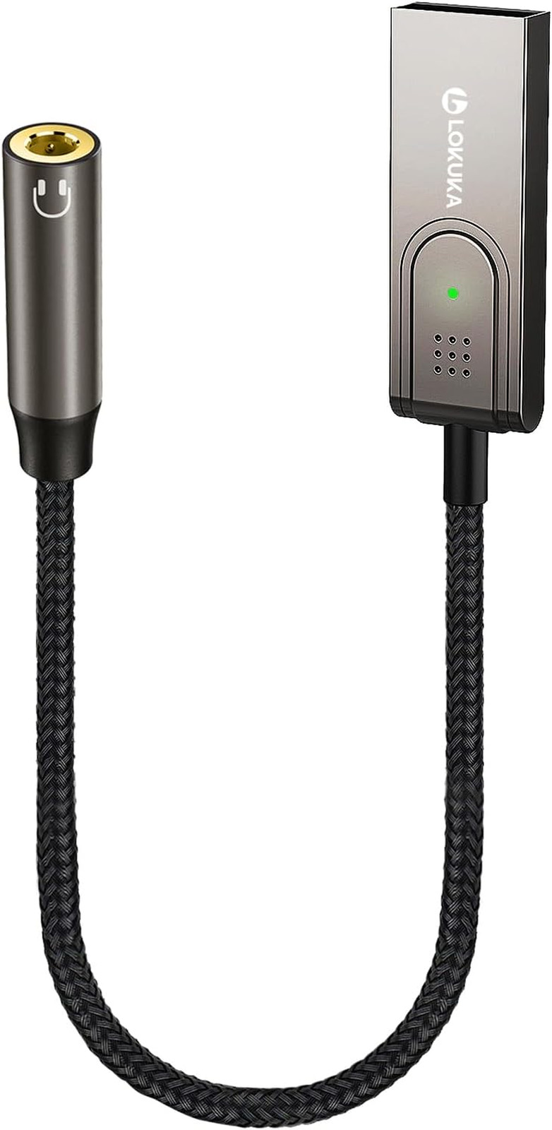 Bluetooth 5.3 to Aux Adapter for Car or Amp, USB to 3.5Mm Female Bluetooth Recei