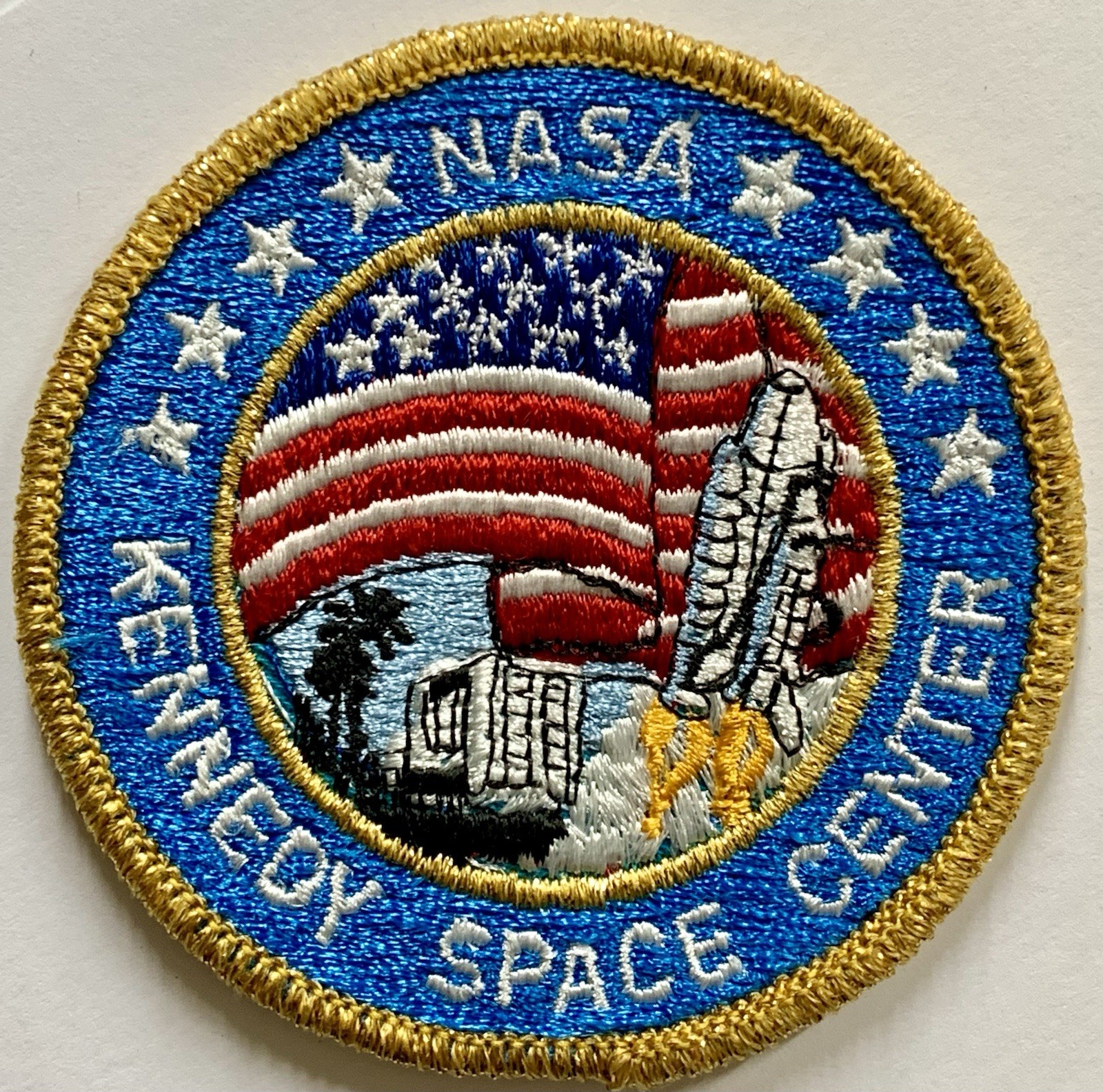 NASA Space Shuttle Kennedy Space Center Patch Vintage Space Souvenir NOS Rare