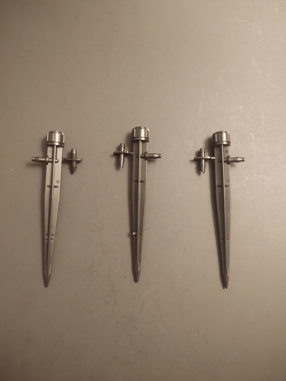 Rainbird 360 deg.  5" umbrella spray spike drip irrigation variable flow -3 pack