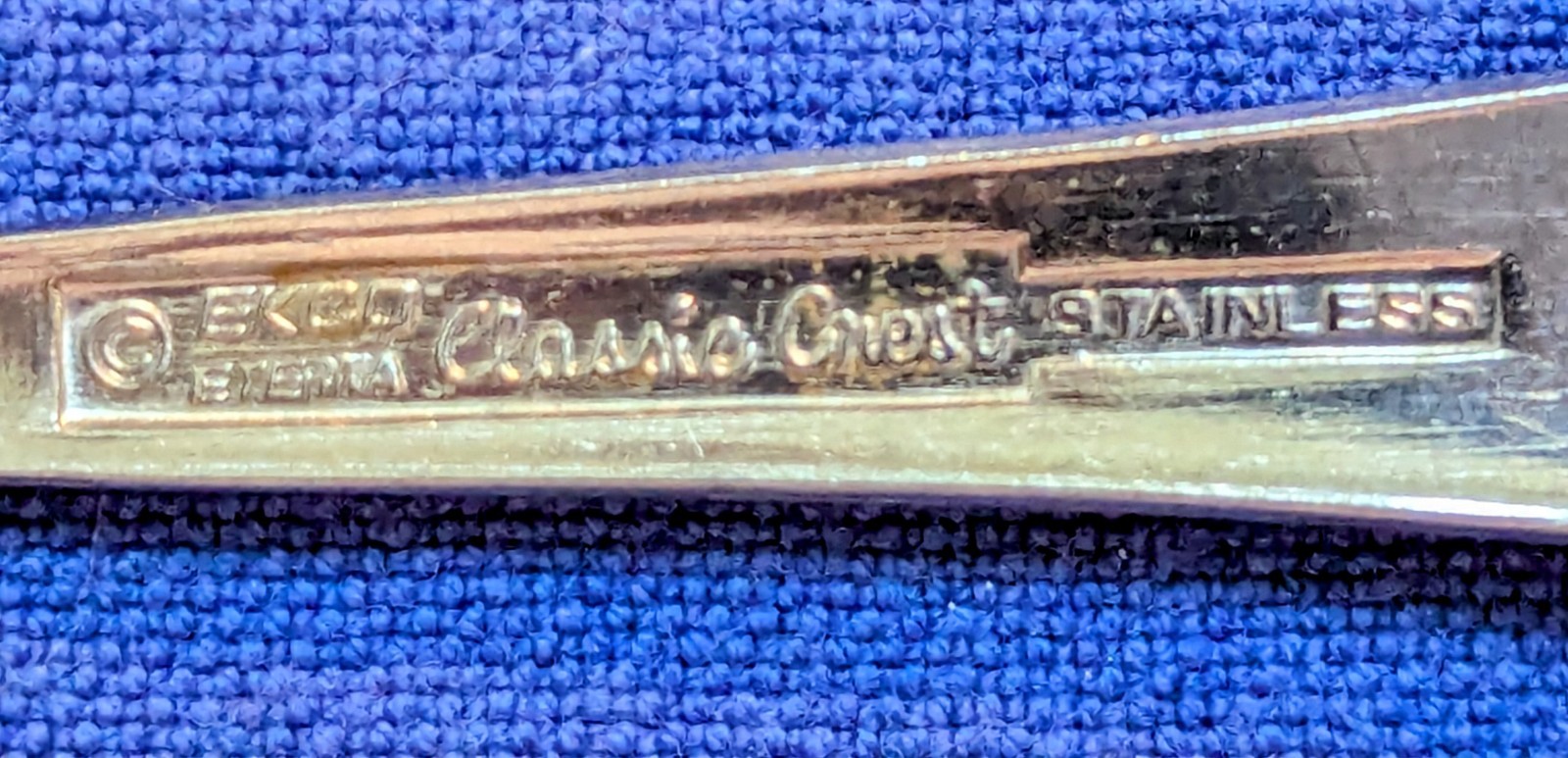 ✨ 8 Extra Tablespoons ~ Ekco Eterna CLASSIC CREST Stainless Steel Flatware Japan