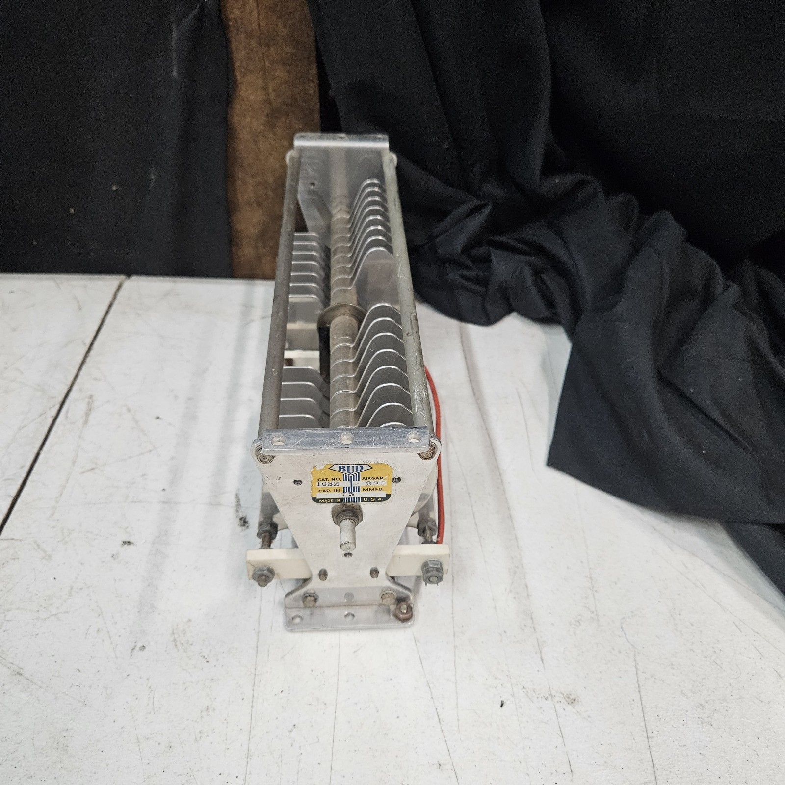 Vintage BUD Variable Capacitor Cat # 1632 Air Gap 200