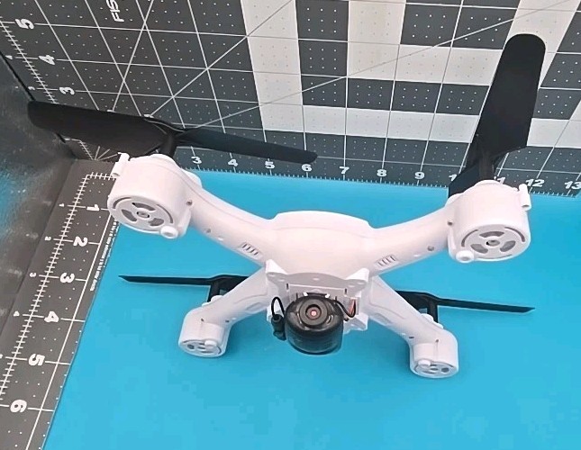 White Sky Rider Quadcopter Drone With Camera Open Box New