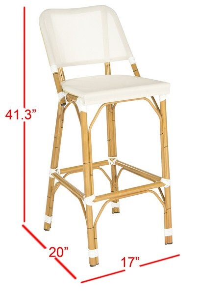 Safavieh Indoor - Outdoor Bar Stool, Reduced Price 2172709822 FOX5208C