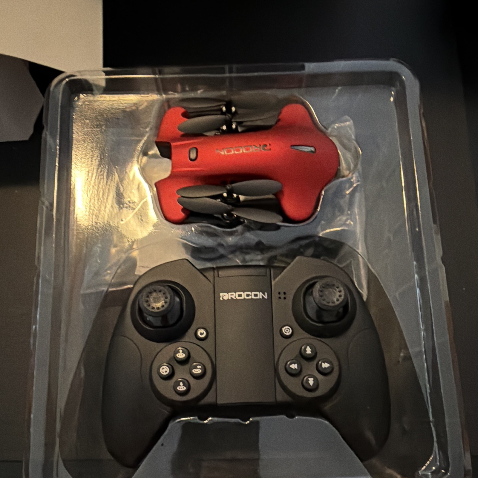DROCON Space Key DC-014 Foldable Quadcopter Drone w/ Camera Controller Red