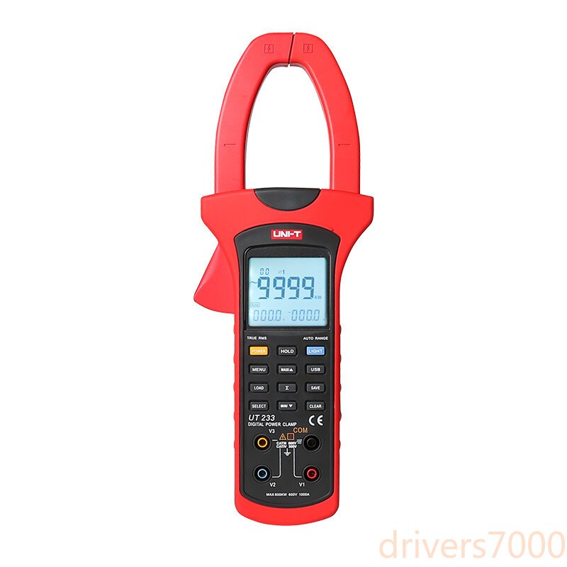 UNI-T Digital Power Clamp Meter 3Phase active/reactive power Factor phase angle