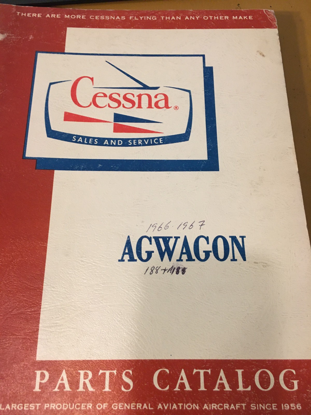 1966-1967 Cessna 188 & A188 AgWagon Parts Manual