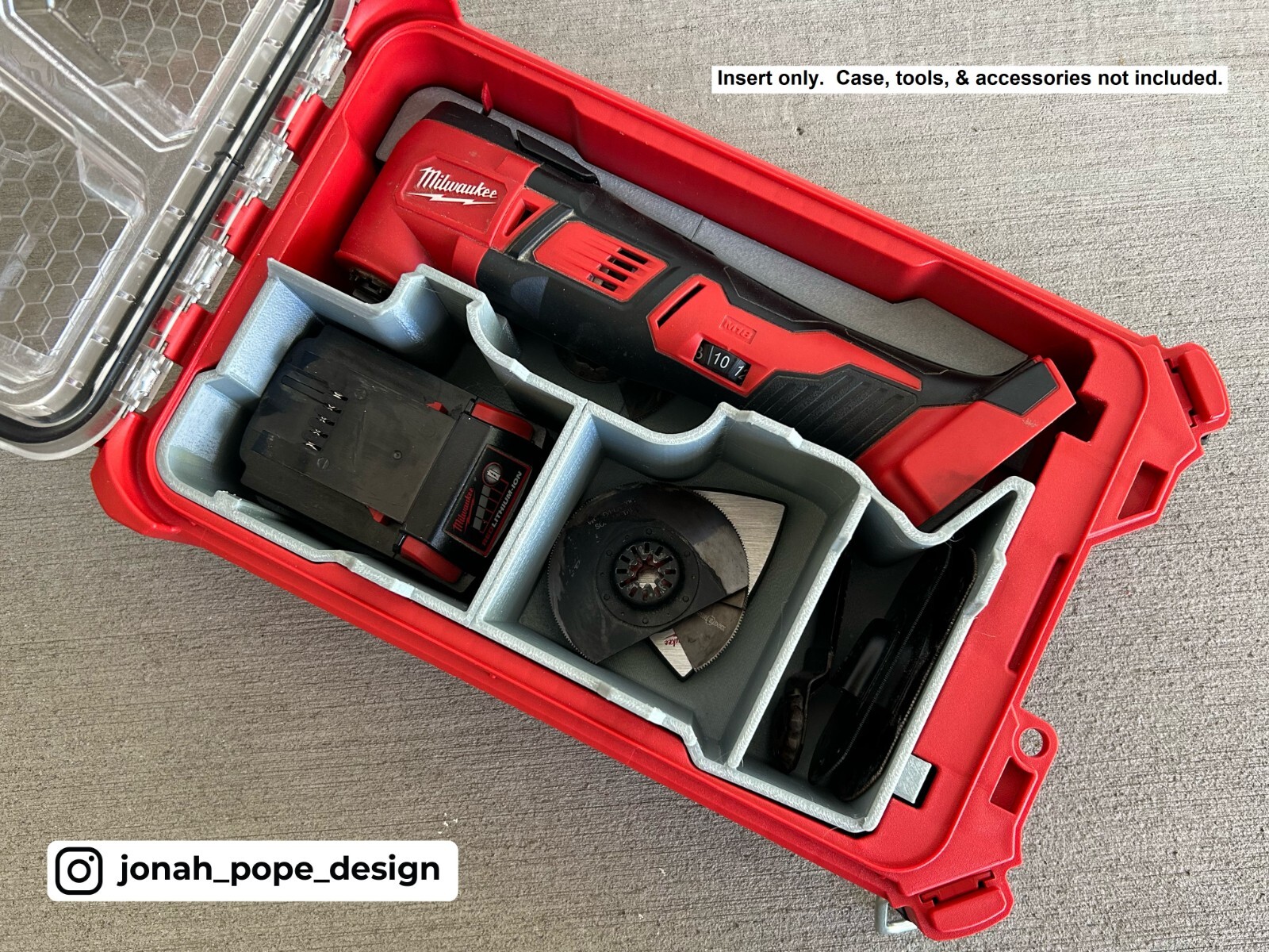 Milwaukee Packout Insert for M18 Multi-tool (Insert Only)